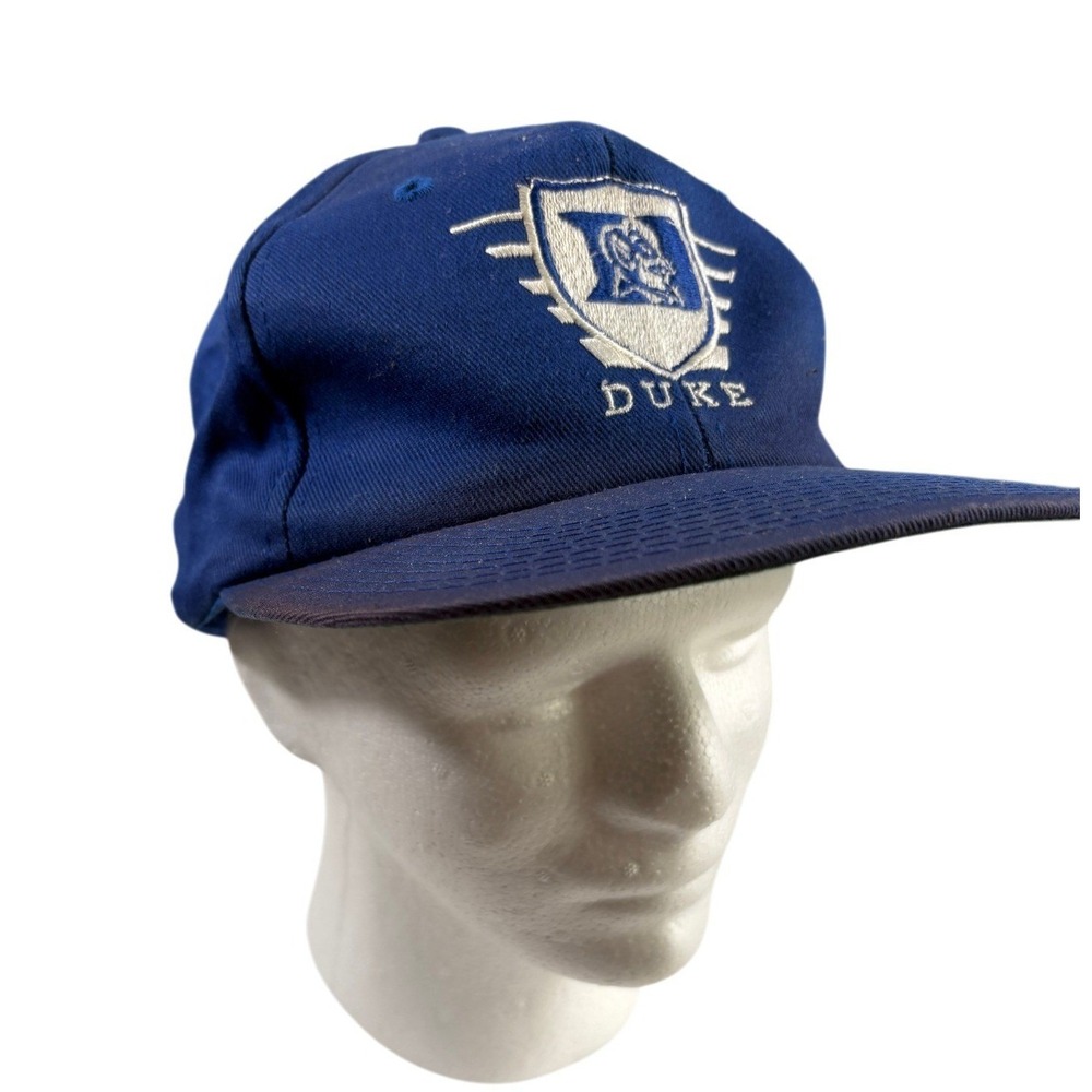 VTG Universal NCAA Duke Blue Devils Basketball Hat One Size Blue Embroidered Y2K